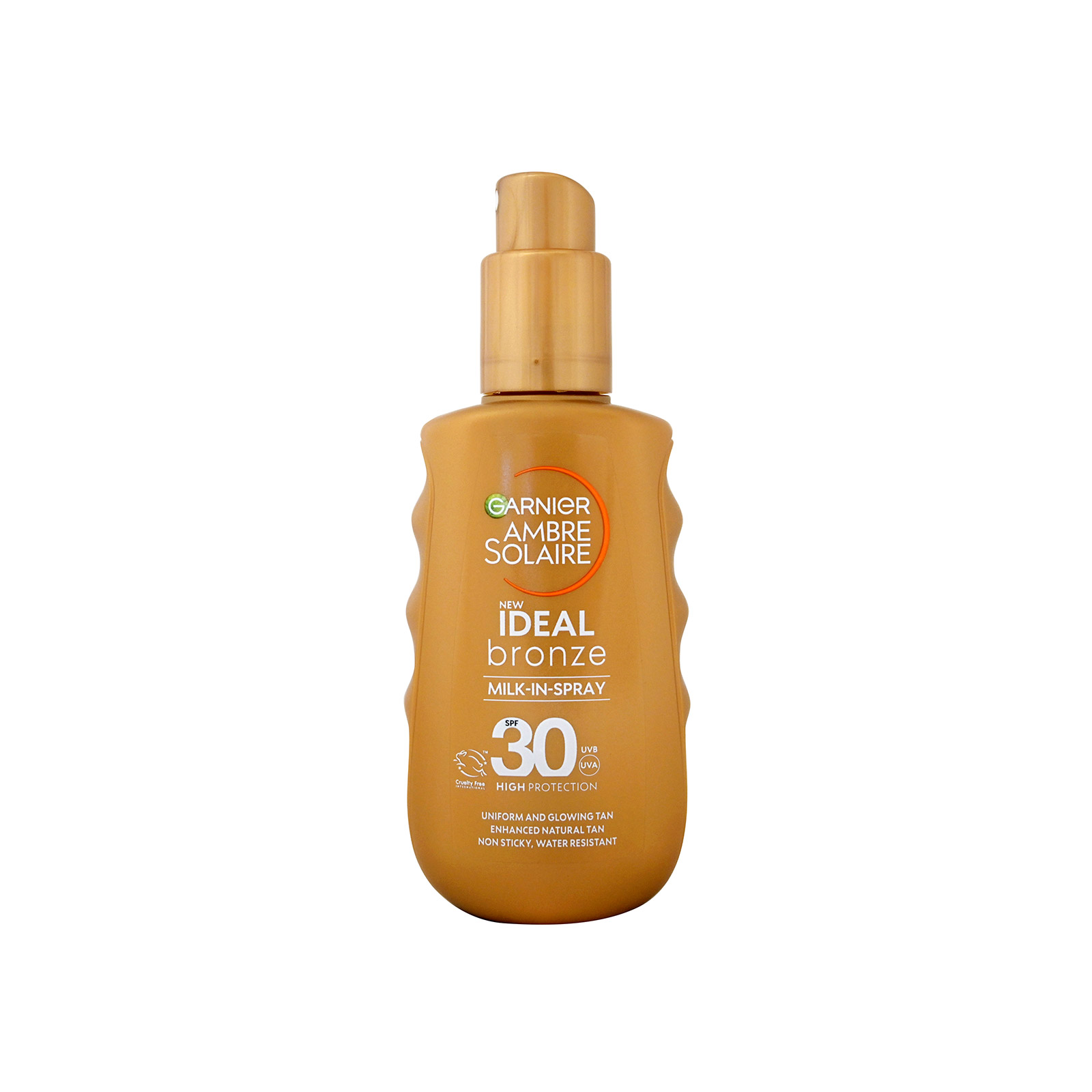 3600542572620_1_1_808790DDE1B6B265B45DF105D19F4760 Garnier Ambre Solaire Ideal Bronze Milk-in-Spray Αντηλιακό για Πρόσωπο & Σώμα SPF30, 150ml - Image 1