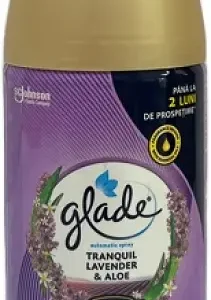 Glade Αυτόματο σπρέι αναπλήρωσης Tranquil Lavender & Aloe, 269 ml