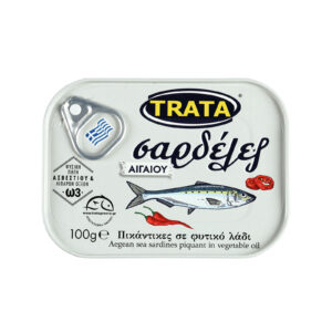Trata σαρδέλες πικάντικες σε φυτικό λάδι 100g (στραγγισμένο βάρος 70g)
