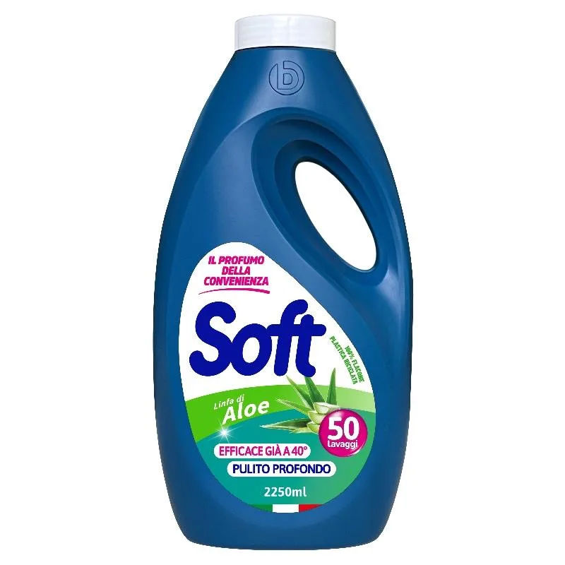 56131 SOFT ΥΓΡΟ ΠΛΥΝΤΗΡΙΟΥ 2,25lt, 50μεζ. ALOE VERA - Image 1