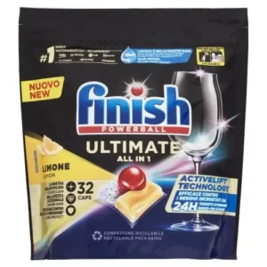 Finish Powerball Ultimate All In One 32 Tabs 412.8g - Lemon