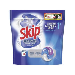 Skip Ultimate απορρυπαντικό πλυντηρίου σε κάψουλες 822,9 gr 39μεζ