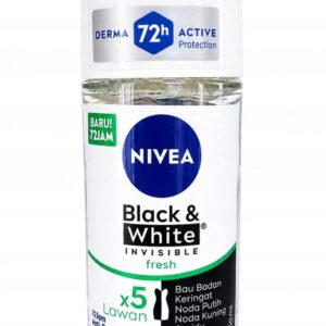Nivea Black & White Invisible Fresh Anti-perspirant Αποσμητικό 72h σε Roll-On 50ml