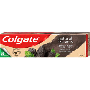 Colgate Natural Extracts Charcoal + White Οδοντόκρεμα με Ενεργό Άνθρακα 75ml