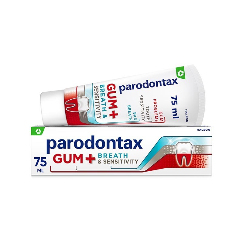 parodontax-gum-breath-sensitivity-odontokrema-gia-euaisthhta-dontia-freskia-anapnoh-75ml PARODONTAX ΟΔΟΝΤΟΚΡΕΜΑ 75ml ACTIVE GUM BREATH&SENSITIVE - Image 1