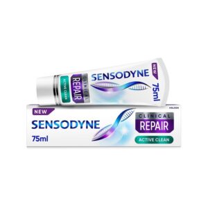 Sensodyne Clinical Repair Active Clean, Οδοντόκρεμα για Αναδόμηση των Ευαίσθητων δοντιών, 75ml