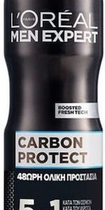 L'Oreal Paris Men Expert Carbon Protect 4 σε 1 Αποσμητικό 48h σε Spray 150ml