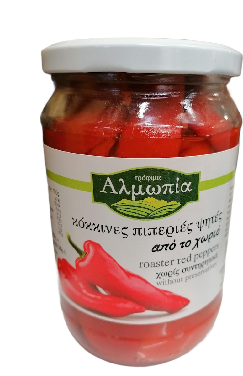 20210625091107_almopia_piperies_kokkines_psites_690gr Αλμωπία Πιπεριές Κόκκινες Ψητές 690gr - Image 1