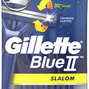 Gillette Blue2 Slalom Ξυραφάκια μιας Χρήσης με 2 Λεπίδες για Ευαίσθητες Επιδερμίδες 5τμχ