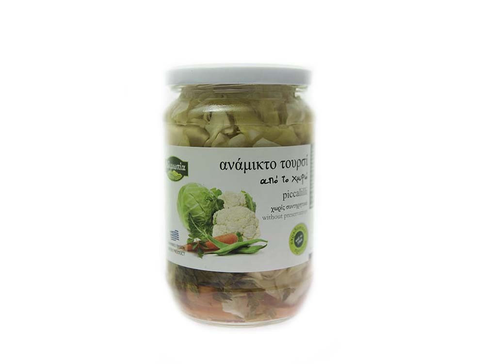 20220225091851_almopia_toursi_anameikto_680gr Αλμωπία Τουρσί Ανάμεικτο από το χωριό καυτερό 680gr - Image 1