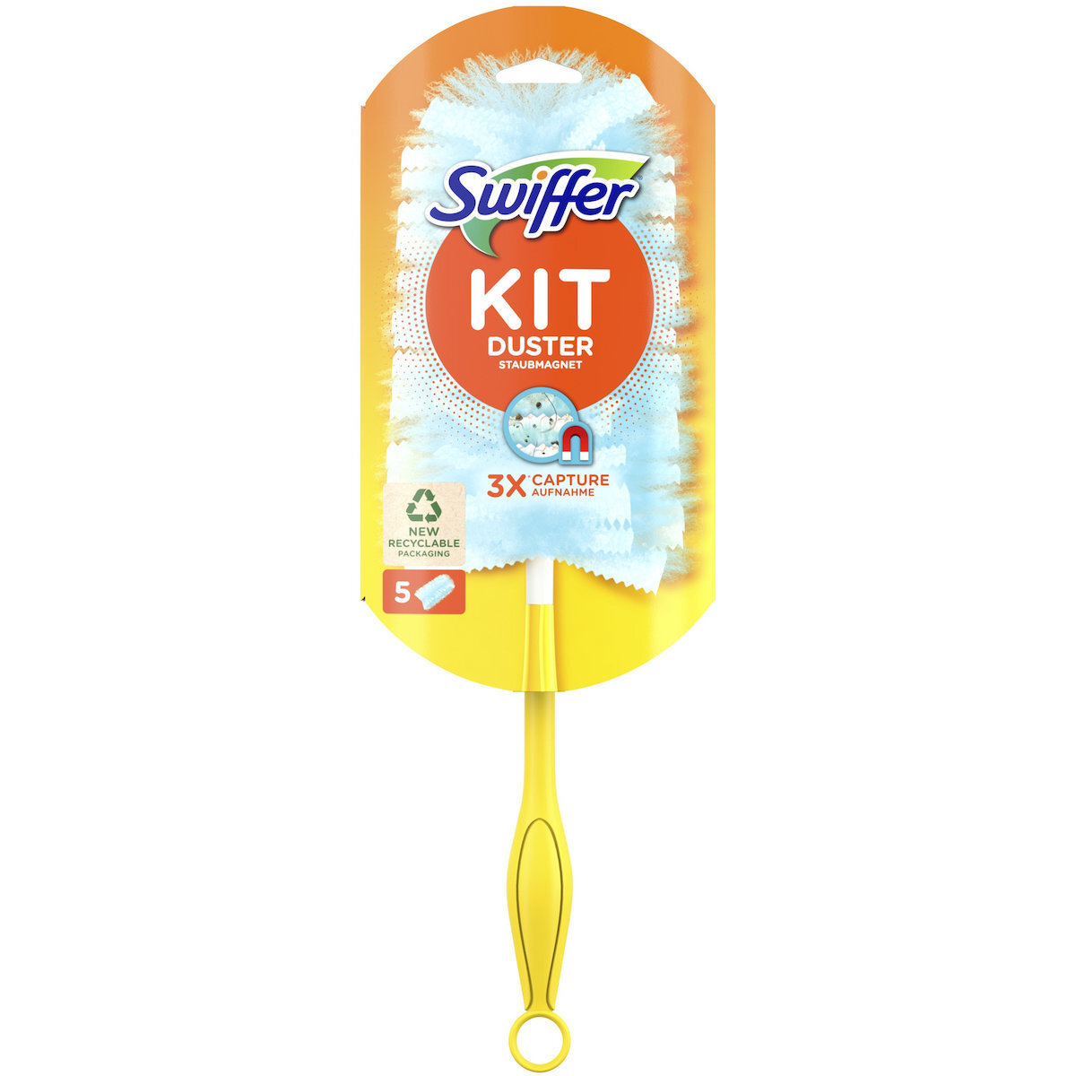 20250605154359_3898079a Swiffer Duster Φτερό Ξεσκονίσματος με Λαβή & Ανταλλακτικά 5τμχ - Image 1