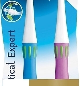 AIM Vertical Expert Οδοντόβουρτσα Medium 2τμχ