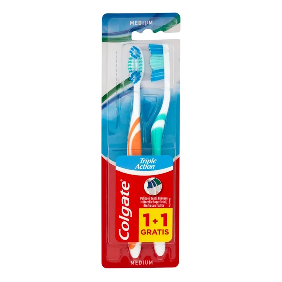 20260429124629_colgate_triple_action_odontovourtsa_tychaia_epilogi_2tmch Colgate Triple Action Οδοντόβουρτσα Medium (Τυχαία Επιλογή) 2τμχ - Image 1