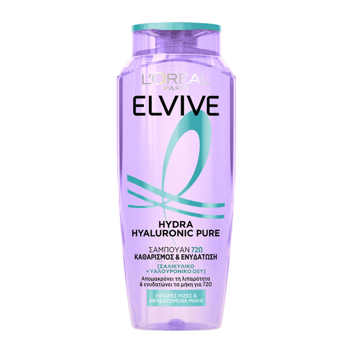 20260609093454_l_oreal_paris_elvive_hydra_hyaluronic_pure_sampouan_enydatosis_gia_lipara_mallia_400ml L'Oreal Paris Elvive Hydra Hyaluronic Pure Σαμπουάν Ενυδάτωσης για Λιπαρά Μαλλιά 400ml - Image 1