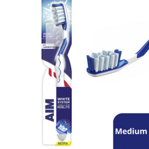 AIM White System με Perlite Οδοντόβουρτσα Medium (Τυχαία Επιλογή)