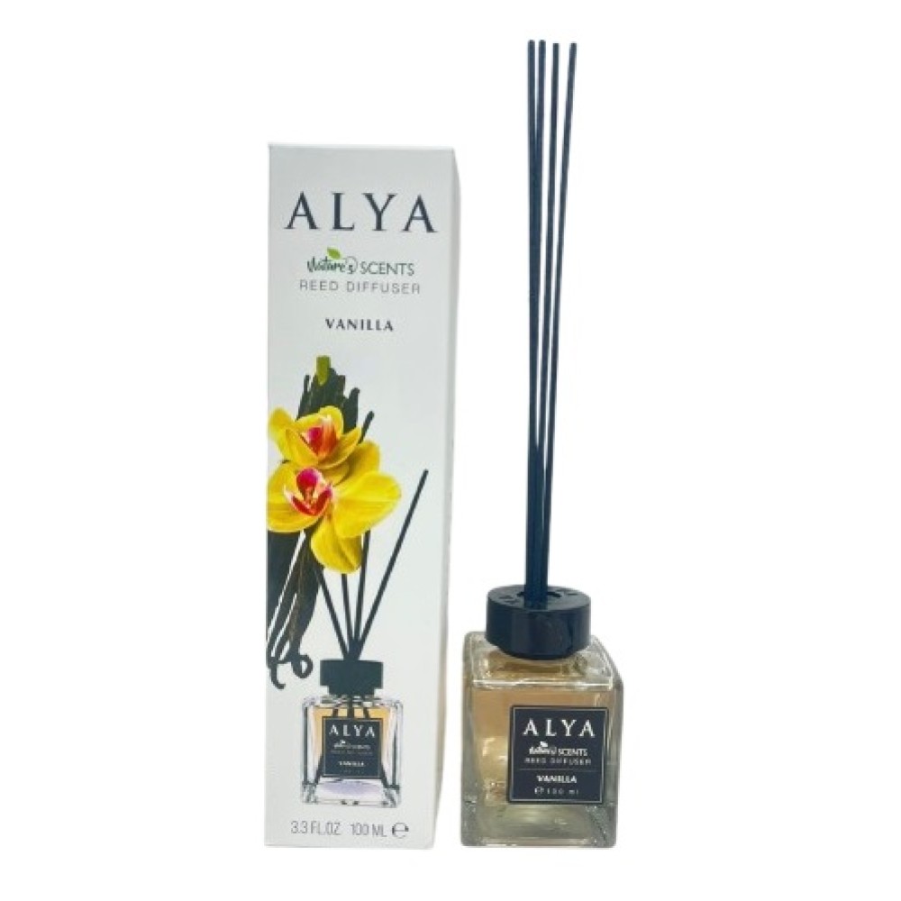 8696601070126-1000x1000h ALYA NATURE'S SCENTS ΑΡΩΜΑΤΙΚΟ ΧΩΡΟΥ ΜΕ ΣΤΙΚ 100ML VANILLA - Image 1