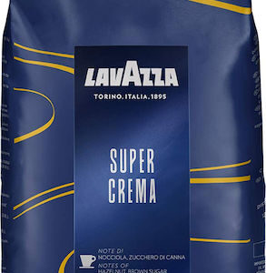 Lavazza Καφές Espresso Brazil Super Crema σε Κόκκους 1kg