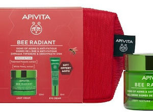 Apivita Bee Radiant Σετ Περιποίησης για Αντιγήρανση & Λάμψη 3τμχ