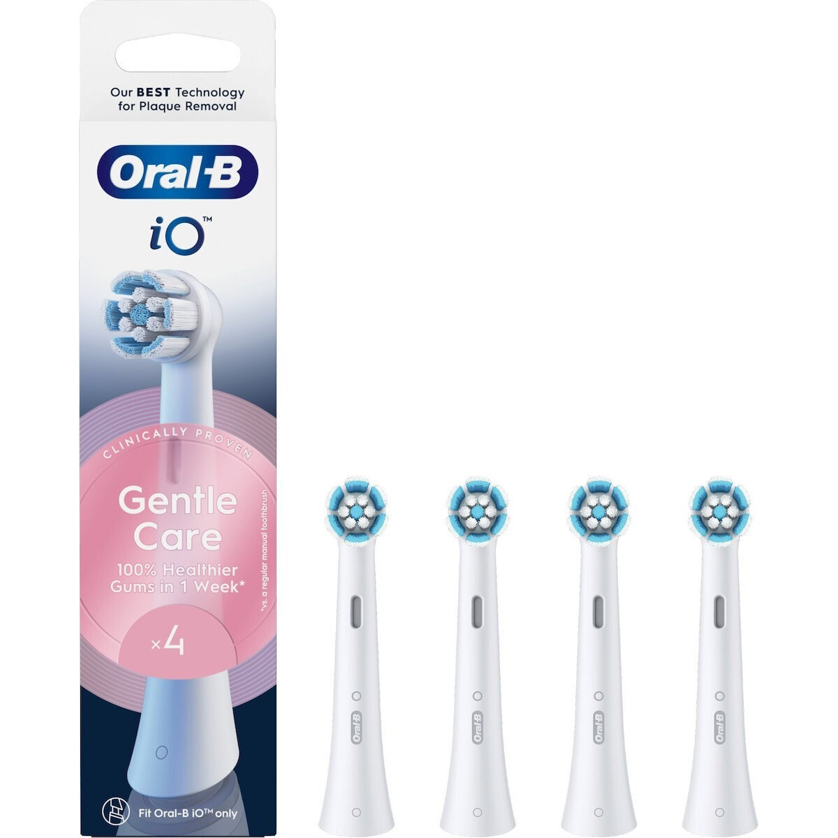 20260627143144_oral_b_io_gentle_care_antallaktikes_kefales_gia_ilektriki_odontovourtsa_4tmch Oral-B iO Gentle Care Ανταλλακτικά για 4τμχ - Image 1