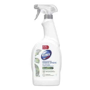 Klinex Botanitech Καθαριστικό Spray Γενικής Χρήσης με Απολυμαντική Δράση 700ml
