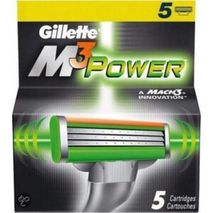 5 Gillette Blades M3 Power