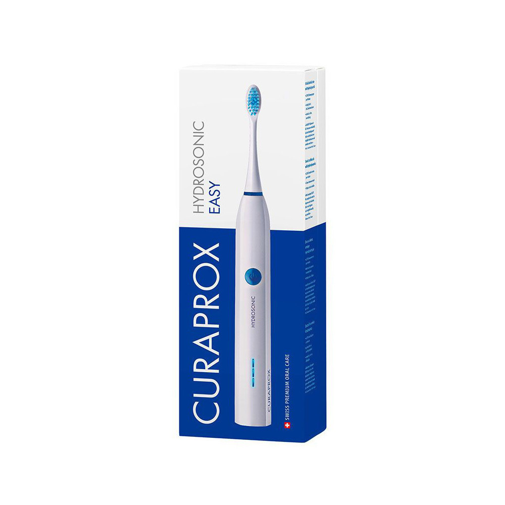 20221222155314_cca77b06 Curaprox Hydrosonic Easy Ηλεκτρική Οδοντόβουρτσα με Θήκη Ταξιδίου Λευκή - Image 1