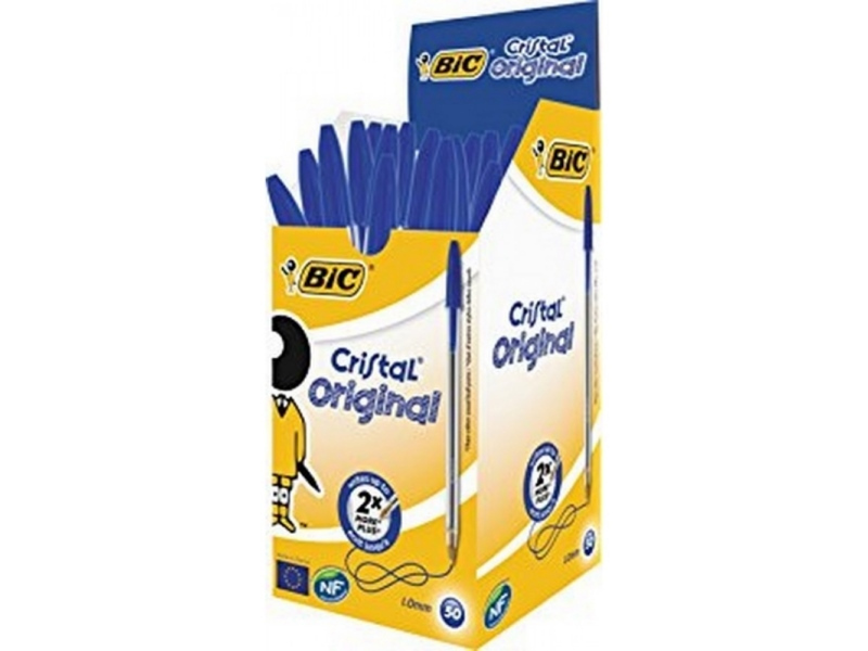 20251030124246_bic_cristal_original_stylo_ballpoint_me_mple_melani_50tmch BIC Cristal Original Στυλό Ballpoint 50τμχ - Image 1
