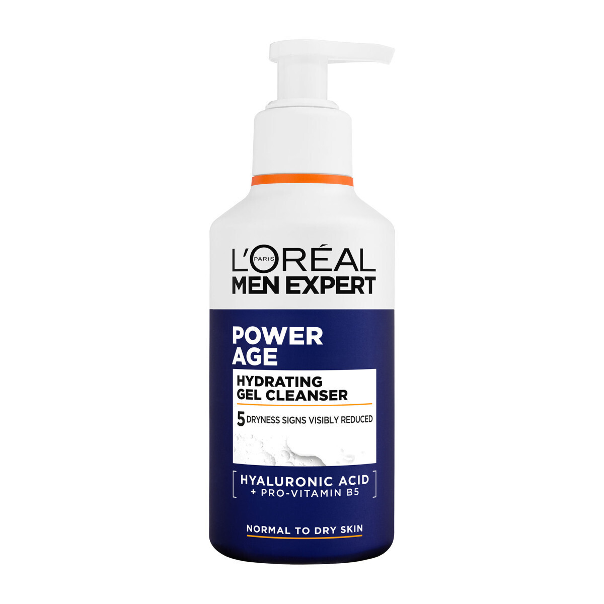 L'Oreal Paris Men Expert Power Age Gel Καθαρισμού Προσώπου για Άνδρες για Μείωση ερυθρότητας 260ml - Image 1