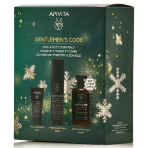 Apivita Men's Care Black Detox Σετ Περιποίησης για Καθαρισμό Σώματος & Ενυδάτωση