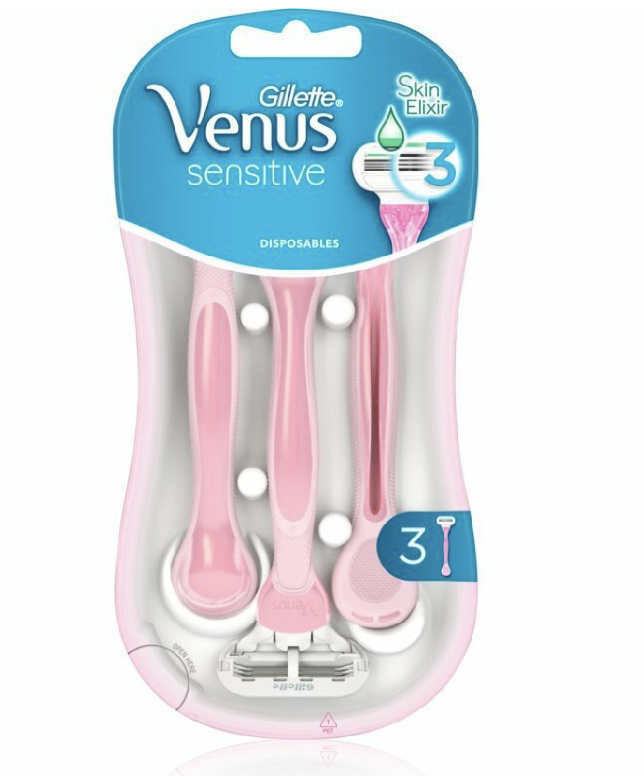 Screenshot 2026-10-12 at 11.33.31 AM Venus Sensitive Ξυραφάκια Σώματος μιας Χρήσης με 3 Λεπίδες & Λιπαντική Ταινία για Ευαίσθητες Επιδερμίδες 3τμχ - Image 1