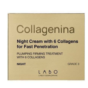 Labo Collagenina Grade 3 Κρέμα Προσώπου Νυκτός για Αντιγήρανση & Σύσφιξη με Κολλαγόνο 50ml