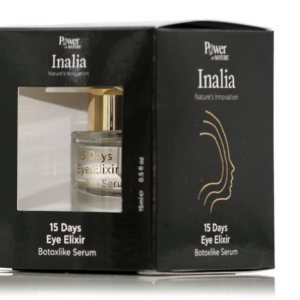 Inalia 15 Days Eye Elixir Botoxlike Ενυδατικό Serum Ματιών με Πεπτίδια & Υαλουρονικό Οξύ για Μαύρους Κύκλους & Lifting 15ml