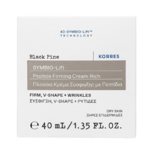 Korres Black Pine Symbio-Lift Rich Συσφικτική Κρέμα Προσώπου Ημέρας με Πεπτίδια 40ml