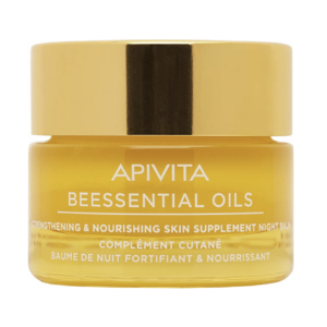 Apivita Beessential Oils Ενυδατικό Balm Προσώπου Νυκτός 15ml