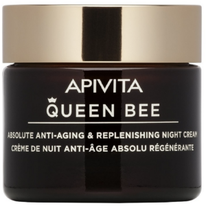 Apivita Queen Bee Absolute Anti Aging & Replenishing Κρέμα Προσώπου Νυκτός για Ενυδάτωση, Αντιγήρανση & Σύσφιξη με Πανθενόλη 50ml