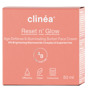 Clinea Reset N' Glow Sorbet Κρέμα Προσώπου Ημέρας για Αντιγήρανση & Λάμψη με Νιασιναμίδη & Πρεβιοτικά 50ml
