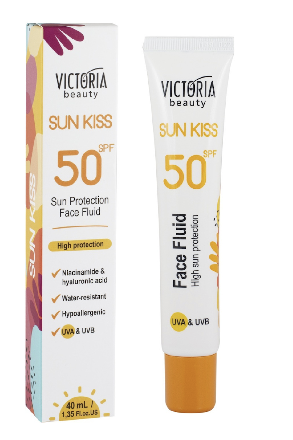 Screenshot 2026-10-15 at 11.48.37 AM Victoria Beauty Sun Kiss Αδιάβροχη Αντηλιακή Λοσιόν Προσώπου SPF50 40ml - Image 1