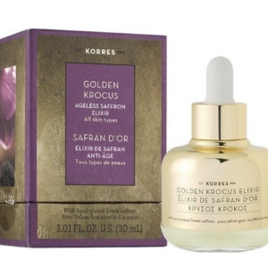 Korres   Χρυσός Κρόκος Ενυδατικό & Αντιγηραντικό Serum Προσώπου με Πεπτίδια & Υαλουρονικό Οξύ για Αποτοξίνωση & Λάμψη 30ml